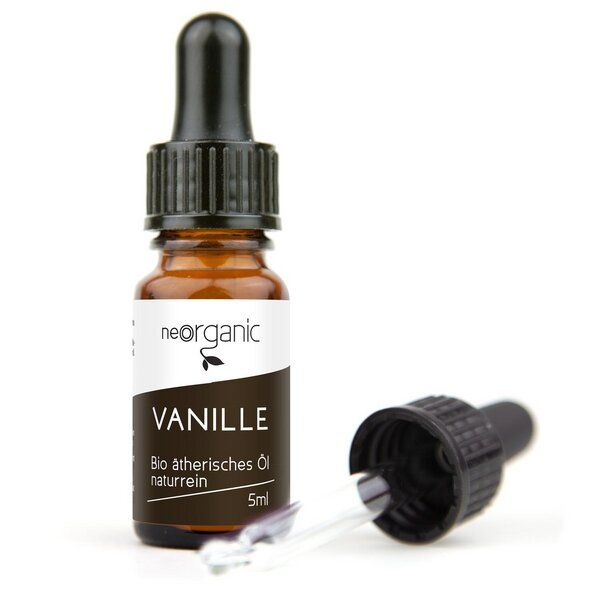 NeoOrganic Bio-Vanilleöl (Vanilla Planifolia) – Extrakt mittels Alkoholextraktion gewonnen – 5ml von NeoOrganic