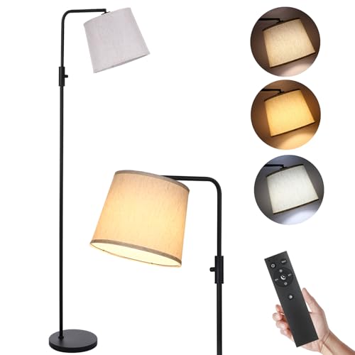Neoglint Stehlampe Wohnzimmer Stehlampe Dimmbar Floor Lamp 9W Dimmable Bulb,3 Farbtemperaturstufen für Wohnzimmer, Schlafzimmer [Energieklasse F] von Neoglint