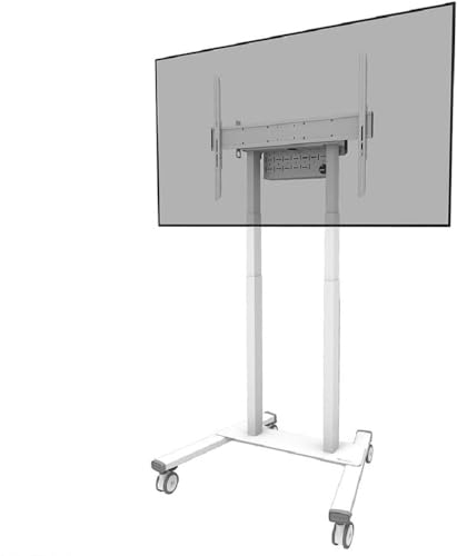 NEOMOUNTS BY NEWSTAR MOTORISED MOBILE FLOOR STAND - VESA 100X100 UP TO 800X600 WHITE von Neomounts