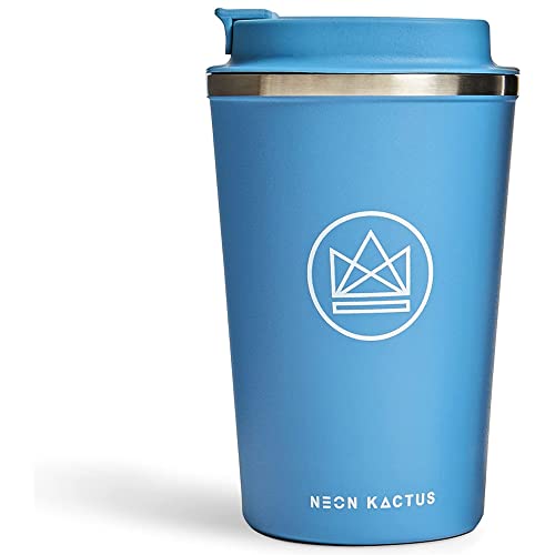 Neon Kactus Super Sonic - 355ml Doppelwandige Edelstahl Thermo-Kaffeetasse, Mehrweg Kaffee Thermobecher mit Schraub-Deckel, Isolierter Thermos Kaffeebecher To Go, Auslaufsicher, Recycelbar Neon Kactus Super Sonic - 355ml Doppelwandige Edelstahl Thermo-Kaffeetasse, Mehrweg Kaffee Thermobecher mit Schraub-Deckel, Isolierter Thermos Kaffeebecher To Go, Auslaufsicher, Recycelbar von Neon Kactus