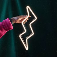 Blitz Led Neon Schild, Kinder Nachtlicht, Thunder Bolt Wanddekor - Wählen Sie Ihre Farbe Und Größe Steuern Helligkeit von NeonCentre