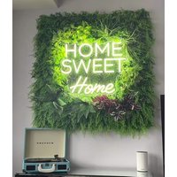 Home Sweet Leuchtreklame, Neon Leuchtreklame Wanddekoration, Wandschild Licht Für Wohnzimmer Wohnkultur, Handgemachte Personalisierte Geschenke von NeonCraftArt