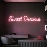 Süße Träume-Transparent Acryl Light Up Lights Schilder Lampe Zimmer Schlafzimmer Wand Innendekor Led Neon Schild von NeonCraftArt