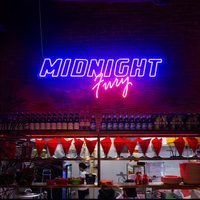 Midnight Fury Neon Schild 80Er Jahre Stil Schlafzimmer Mann Höhle Wand Dekor Kunst Coole Wandleuchten Led Bar Pub Night Club Nachtleuchten von NeonCraftsman