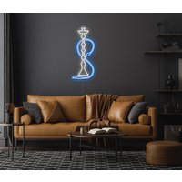 Hookah Neon Schild - Rauch Led Schild, Geschenk Für Ihn, Raucher Neon, Wanddeko, Wandschild, Schlafzimmer Mädchen, Beauty von NeonEvent