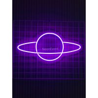 Saturn Planet Neon Zeichen, Led Neon, Benutzerdefinierte Hochzeit Zeichen von NeonEvent