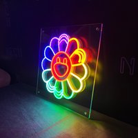 Blume Led Neon Schild von NeonFamilyShop