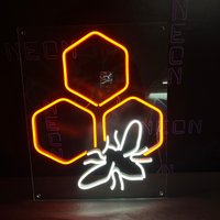 Waben Led Neon Schild von NeonFamilyShop