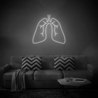 Lungs - Led Neon Schild, Wanddekoration, Wandschild, Lichter Schlafzimmer von NeonInterior