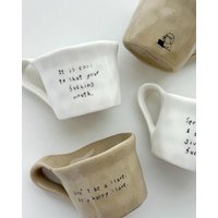 Individuelle Handgeschriebene Keramik Kaffeetasse - Ideales Personalisiertes Geschenk Für Besondere, Auf Ihre Worte Zugeschnitten Individuelle Handgeschriebene Keramik Kaffeetasse - Ideales Personalisiertes Geschenk Für Besondere, Auf Ihre Worte Zugeschnitten von NeonKreation