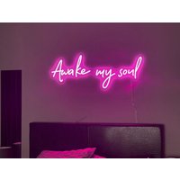 Awake My Soul Neon Schild Led Banner Zum Geburtstag Geschenke Home Dekoration Wand Kunst Für Sie Ihn Schlafzimmer von NeonLands