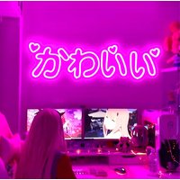 Custom Japanese Neon Schild Kawaii Dekor Custom Japanese Neon Sign Anime von NeonLands