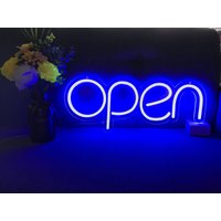 Offenes Schild Neon Zeichen Schilder Lichter Öffnen Logo Shop Name Bar Custom Decor Raum Wand Led Deko von NeonLands