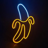 Banane - Led Neon Schild, Innendekoration, Raumdekor, Wanddekoration, Benutzerdefiniertes Für Zuhause von NeonLefthander