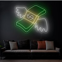 Lucky Dollar - Led Neon Schild, Innendekoration, Raumdekor, Wanddekoration, Benutzerdefiniertes Für Zuhause von NeonLefthander