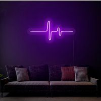 Pulse - Led Neon Schild, Innendekoration, Raumdekor, Wanddekoration, Custom Sign, Für Zuhause von NeonLefthander