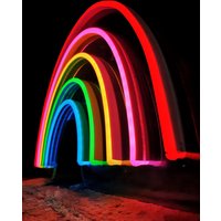 Regenbogen - Led Neon Schild, Innendekoration, Raumdeko, Wanddekoration, Custom Sign, Für Zuhause von NeonLefthander