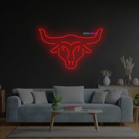 Buffalo Neon Schild, Stier Led Licht Benutzerdefinierte Dekoration Für Schlafzimmer, Geschäfte, Salons von NeonManiaUSA