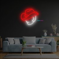 Cowboy Hut Neon Schild, Led Licht, Western Light Up von NeonManiaUSA