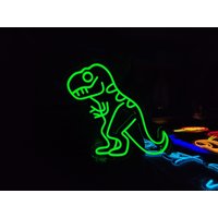 Dinosaurier Neonschild, Tyrannosaurus Führte Neonlicht, Benutzerdefinierte Led-Leuchte Für Zoo Park Kinderzimmer, Kinderzimmerdekor von NeonManiaUSA