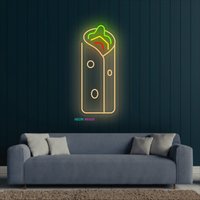 Döner Kebab Leuchtreklame, Döner-Led-Schild, Pita-Led-Licht, Benutzerdefiniertes Taco-Neonlicht von NeonManiaUSA