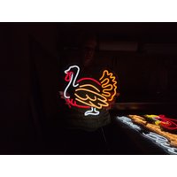 Truthahn Neonschild, Thanksgiving Day Led-Lichtschild, Neonlicht, Benutzerdefiniertes Zeichen Für Den Thanksgiving-Tag, Tier, Vogelzeichen von NeonManiaUSA