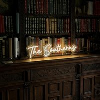 Benutzerdefiniertes Neon Schild I Licht Mit Namen Hochzeit Led Leuchtschrift Geschenk Zur von NeonNovaStore