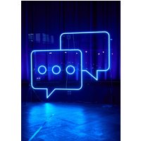 Messestand Led Neon Schilder I Bühnenbild Beleuchtetes Logo Firmenschild Leuchtschrift Reklame Außenreklame von NeonNovaStore