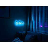 Believe Neon Sign Led Neonlicht Schild Schlafzimmer Haus Zimmer Led-Wand-Dekor Wand Kunst Dekor von NeonOnShop