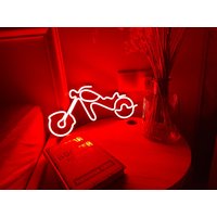 Fahrrad Motorrad Leuchtreklame von NeonOnShop