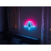 Surf Neon Schild Meer Led Ozean Art Lichtschild Logo Welle Wand Dekor Custom Raum Geschenk Schlafzimmer Licht von NeonOnShop