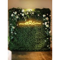 Hochzeit Neon Zeichen Initialen, Initialen Led Schild, Hochzeit Initialen Lichtschild, Personalisierte Mit Herz von NeonOpen