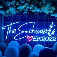 Benutzerdefinierte Neon Schild Hochzeit Dekor, Wand Schild, Geschenke Für Sie, Personalisierte von NeonSelicor