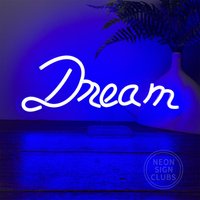 15 "Usb Dream Neon Schild Led Licht Lampe Nachtlicht Zeichen Zuhause Schlafzimmer Wand Dekor Büro Schreibtisch Kleine Dekoration, Buchstabe von NeonSignClubs