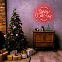 Frohe Weihnachten Neon Zeichen, Benutzerdefinierte Led Neonlicht Schlafzimmer Haus Wanddekoration, Bar Shop Urlaub Party Event Decor von NeonSignCustomKing