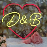 Benutzerdefinierte Hochzeit Neon Schild Gästebuch, Hochzeitsdekor, Led Licht Schild, Personalisiertes Hochzeitsgeschenk von NeonSignMaker