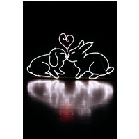 Custom Love Hase Led Neon Lichtschild, Wand Kunst Dekor, Personalisiertes Geschenk, Geschenke Für Sie, Ihn, Home Decor von NeonSignMaker