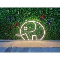 Mini Elefant Neon Schild Custom Led Lichtschild Wand Wanddekoration Zeichen Anime Hochzeit von NeonSignMaker