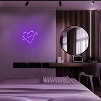 Mini Herz Der Liebe Neon Sign Benutzerdefinierte Leuchtreklame Led Neonlicht-Zeichen Wand Zeichen Wand-Dekor-Neon-Schild Anime Logo Neonlicht von NeonSignMaker