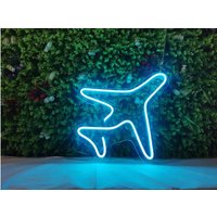 Mini The Plane Neon Schild Benutzerdefinierte Led Licht Zeichen Wand Dekor Anime Logo von NeonSignMaker