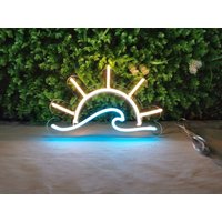 Mini The Sun Light Neon Schild Custom Led Lichtschild Wand Wanddekoration Zeichen Anime Logo von NeonSignMaker