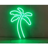 Palme Neon Schild Personalisiertes Led Lichtschild Für Hochzeit Dekoration Home Decor Geschenk Logo von NeonSignMaker