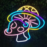 Pilz Led Neon Schild ，benutzerdefinierte Licht Zeichen ，schlafzimmer Schild， Haus Wand Dekor Neonlicht ， Personalisiertes Led Geschenk von NeonSignMaker