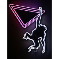 Abstrakter Affe Neon Schild - Spiegel von NeonStudioCo