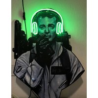 Bill Murray Neon Schild - Ghostbusters Handmade Customized Decor von NeonStudioCo