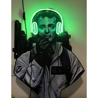 Bill Murray Neon Schild - Ghostbusters Handmade Customized Decor von StudioEnd