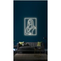 Mona Lisa Led Neon Schild, Da Vinci, Gioconda Porträt, Wandkunst, Malerei, Leonardo Meisterwerk, Schlafzimmer Dekor, Restaurant Dekor von NeonWorkshopUA