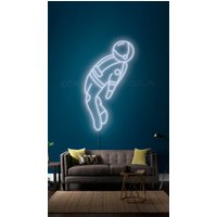 Spaceman Led Neon Schild/Astronaut Benutzerdefinierte Leuchtreklame | Kostenloser Express Versand von NeonWorkshopUA