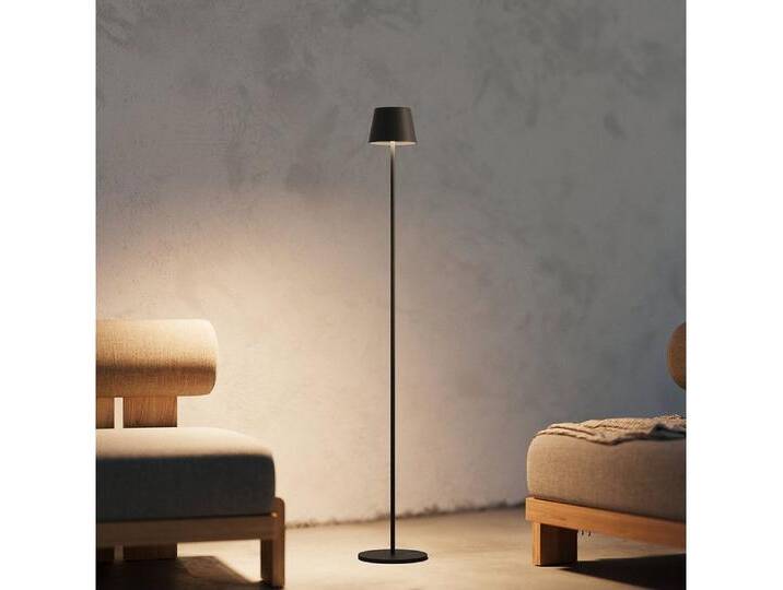 Neona LED Stehlampe YAVA Anthrazit, Dimmbar per Touch, LED fest integriert, Warmweiß, schwarz, Anthrazit Neona LED Stehlampe YAVA Anthrazit, Dimmbar per Touch, LED fest integriert, Warmweiß, schwarz, Anthrazit von Neona