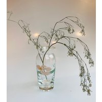Vintage Glasvase Zarte Mini Vase Miniatur Bemalte Blumen Böhmen von NeoneleHome
